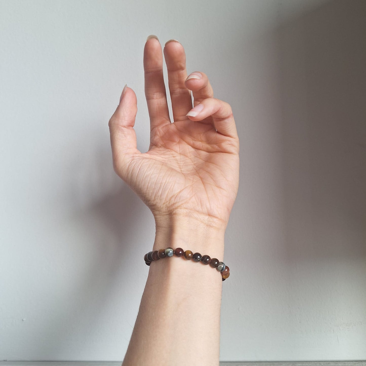 Bracelet 3 yeux - Rheamethyste