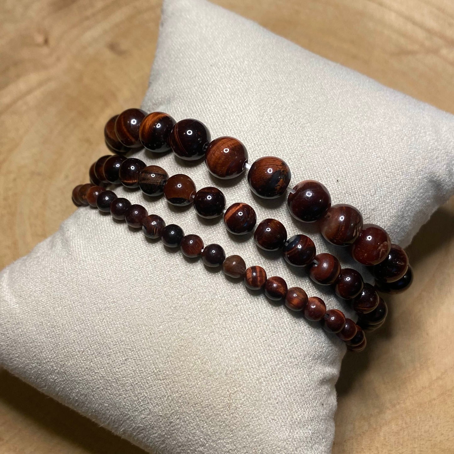 Bracelet Œil de Taureau - Rheamethyste