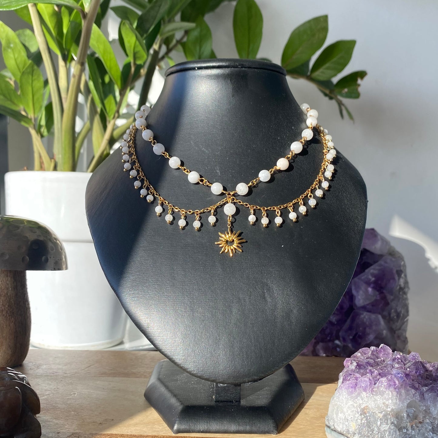 Collier Asteria - Rheamethyste