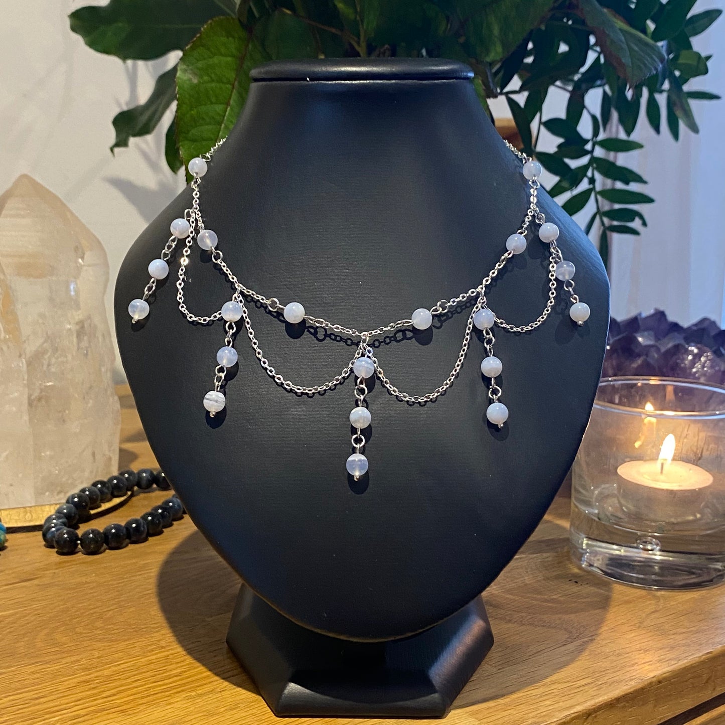 Collier Mariposa - Rheamethyste