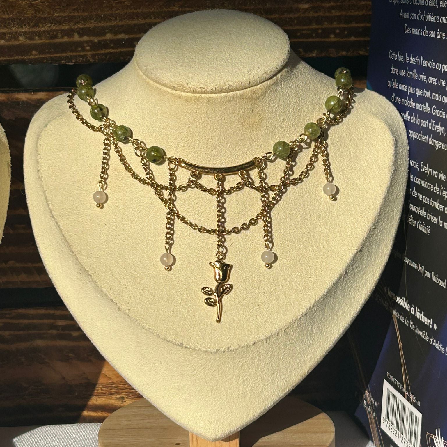 Collier Terlu - Rheamethyste