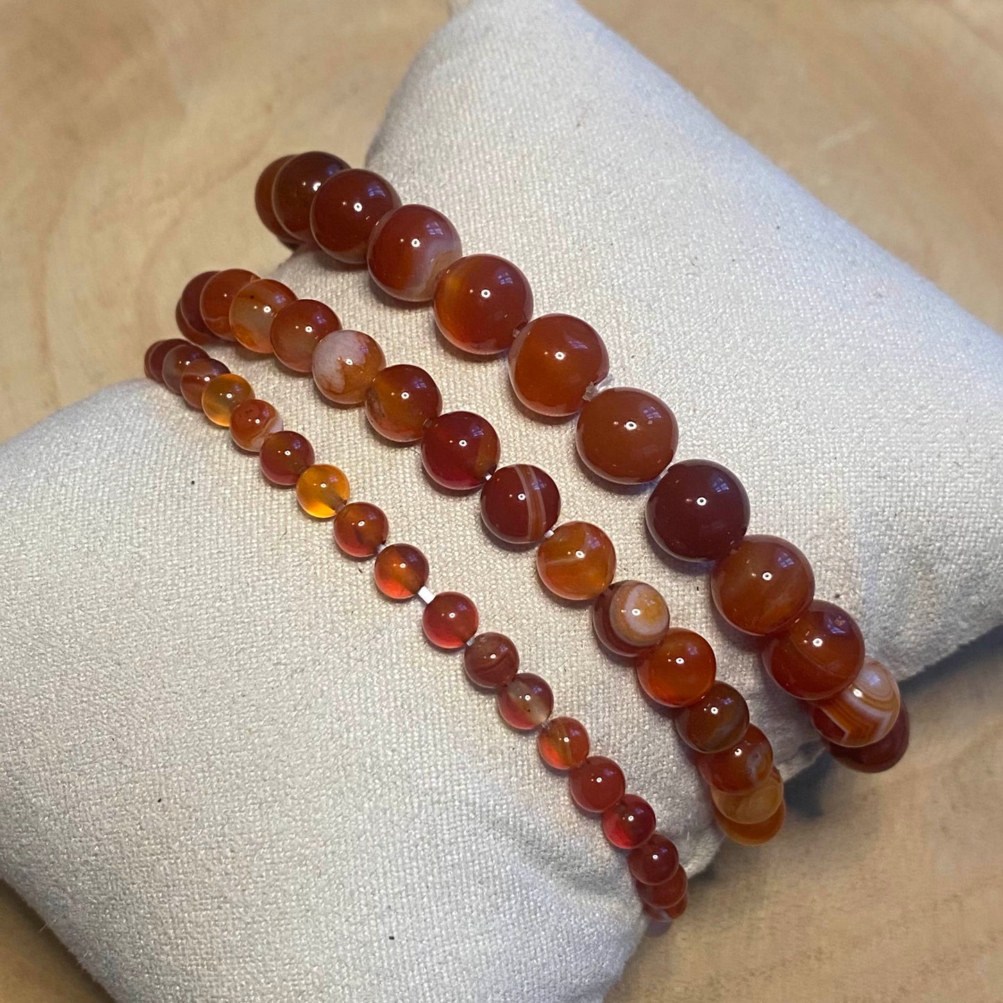 Bracelet Cornaline - Rheamethyste