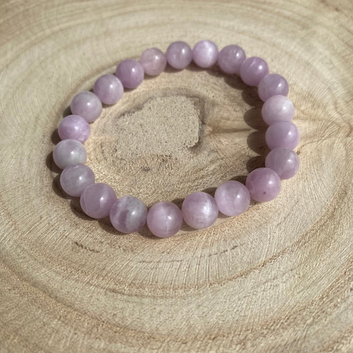 Bracelet Kunzite - Rheamethyste