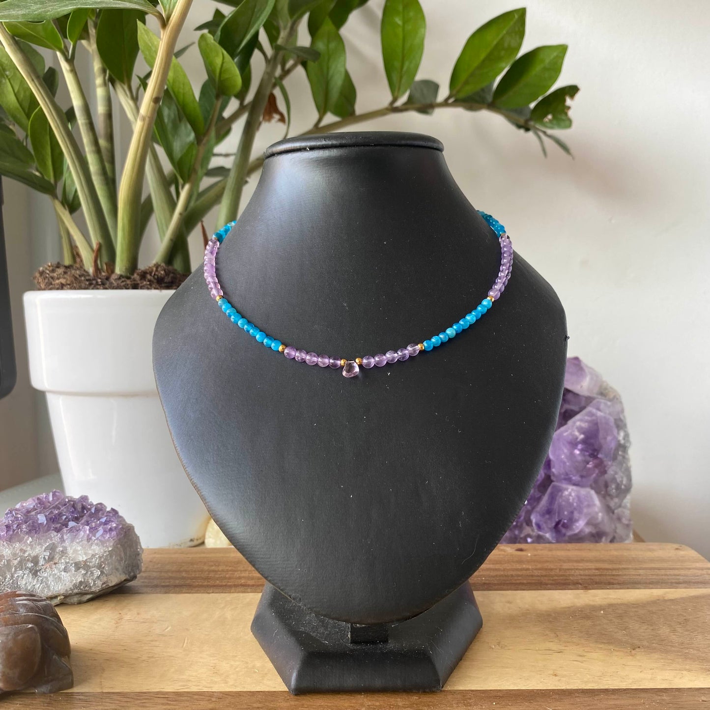 Collier Mermaid - Rheamethyste