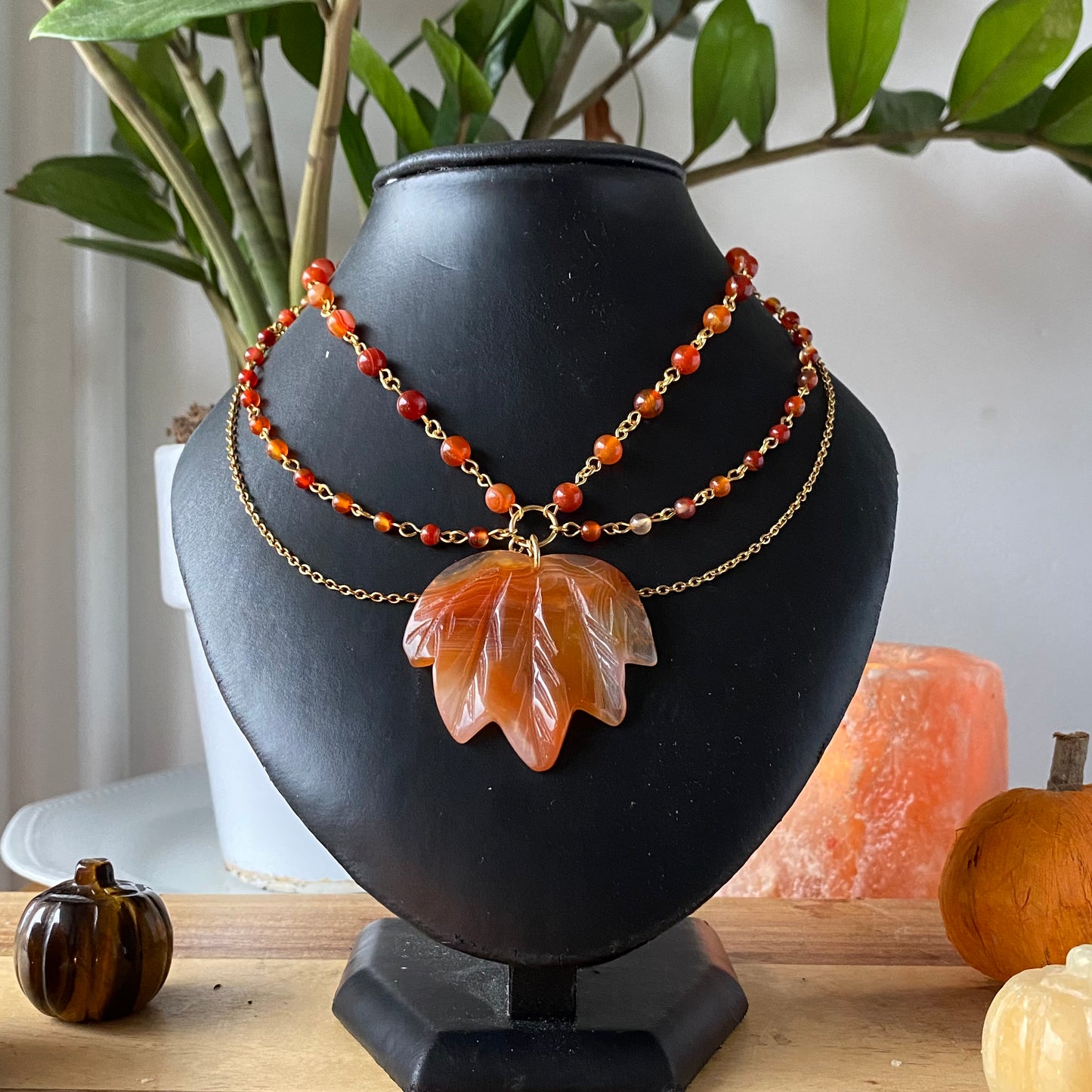 Collier Erable - Rheamethyste