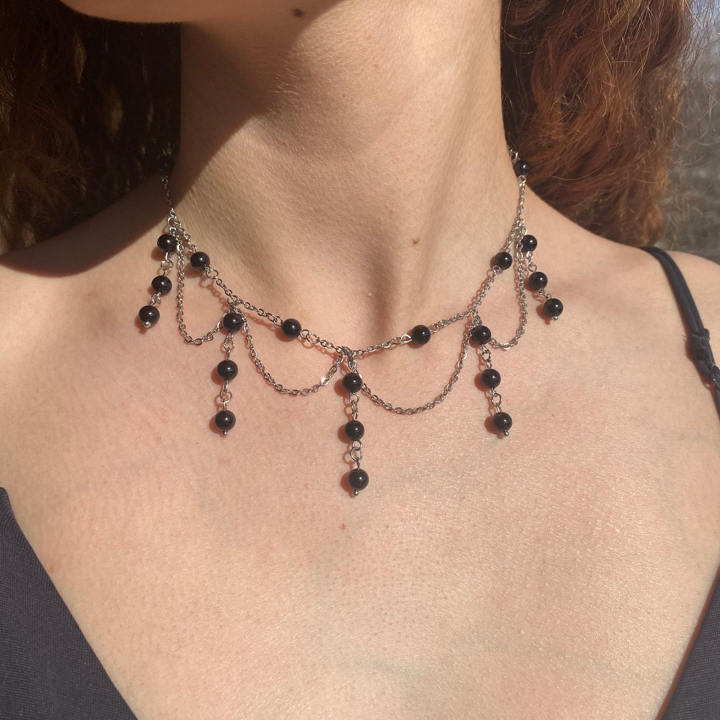 Collier Mariposa - Rheamethyste