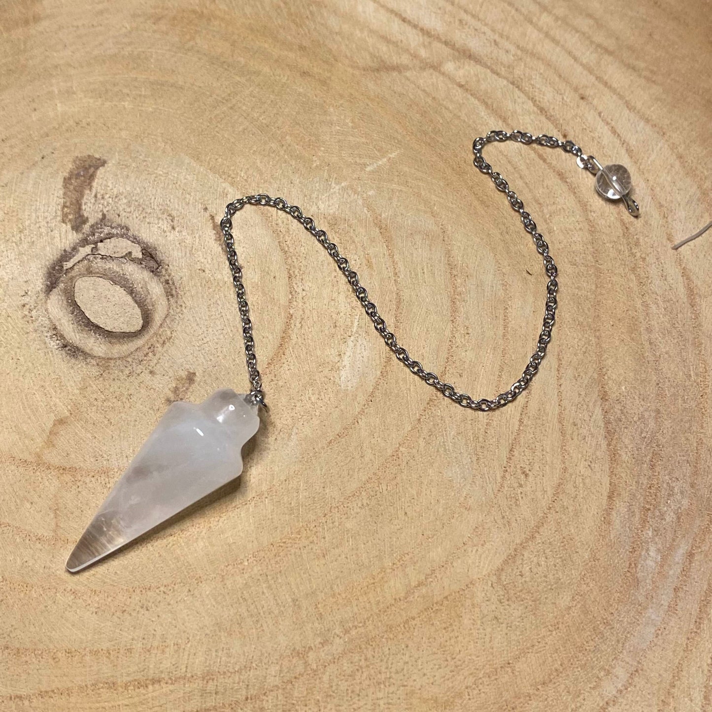 Pendule Cristal de Roche Pointe