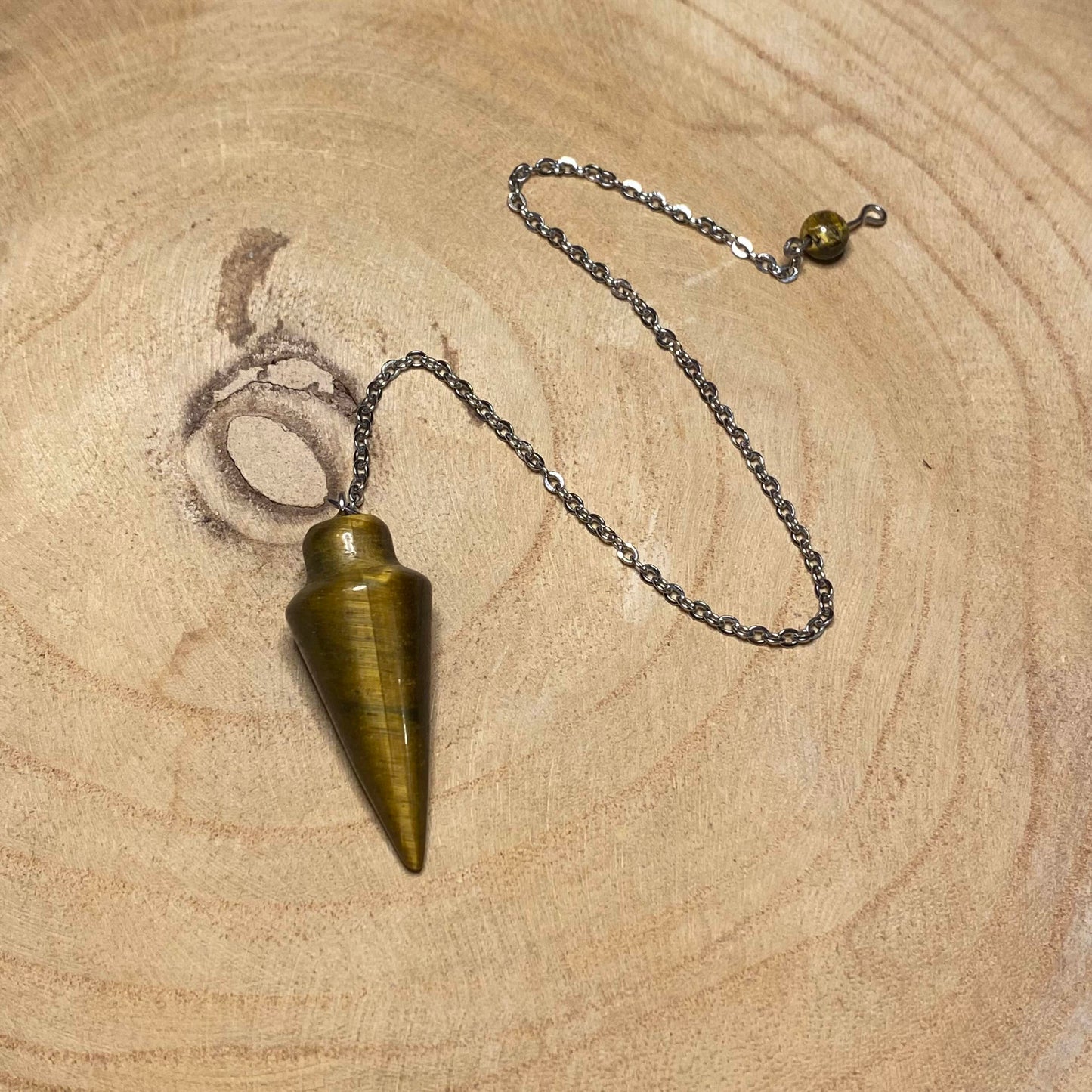 Pendule Œil de Tigre Pointe