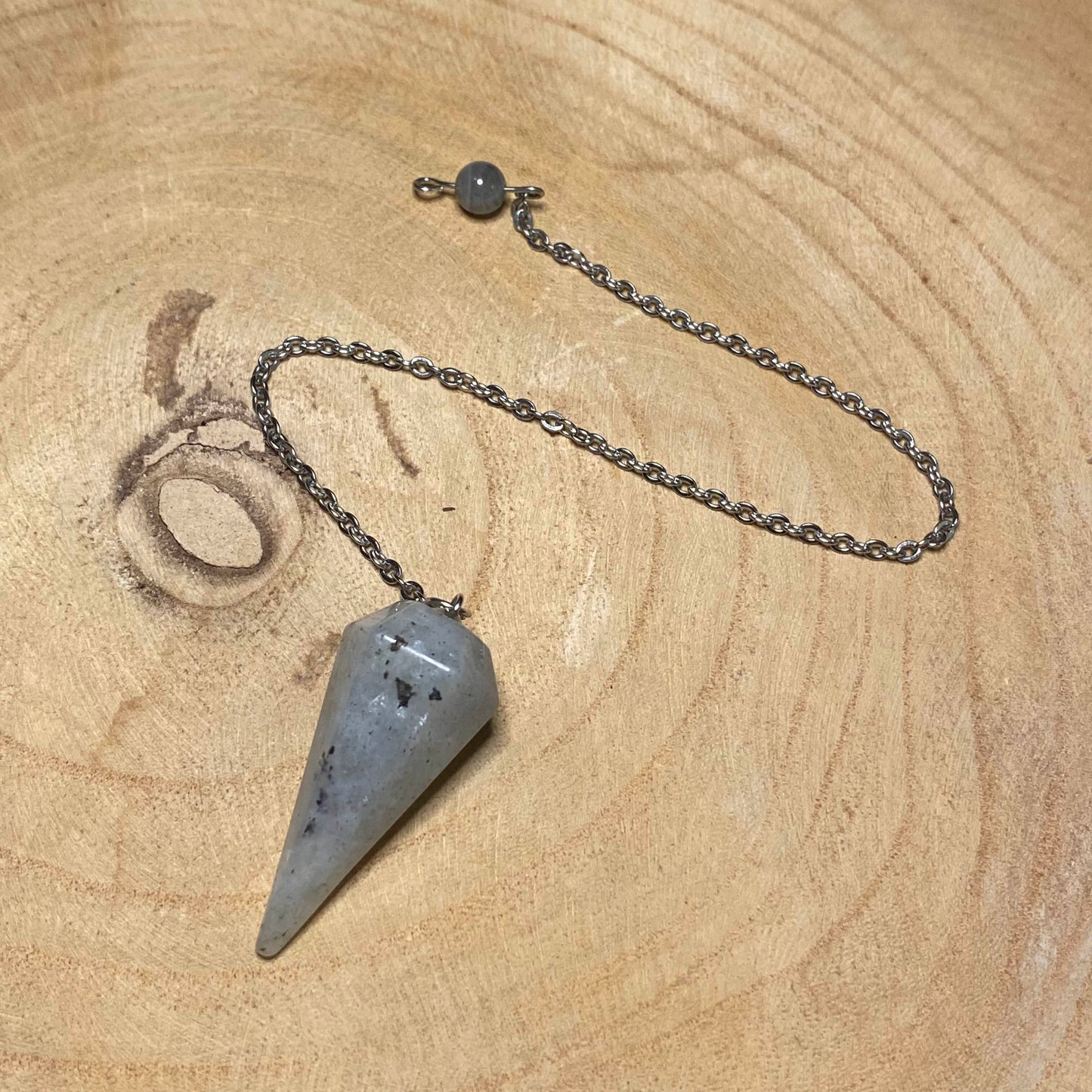 Pendule Labradorite Cône