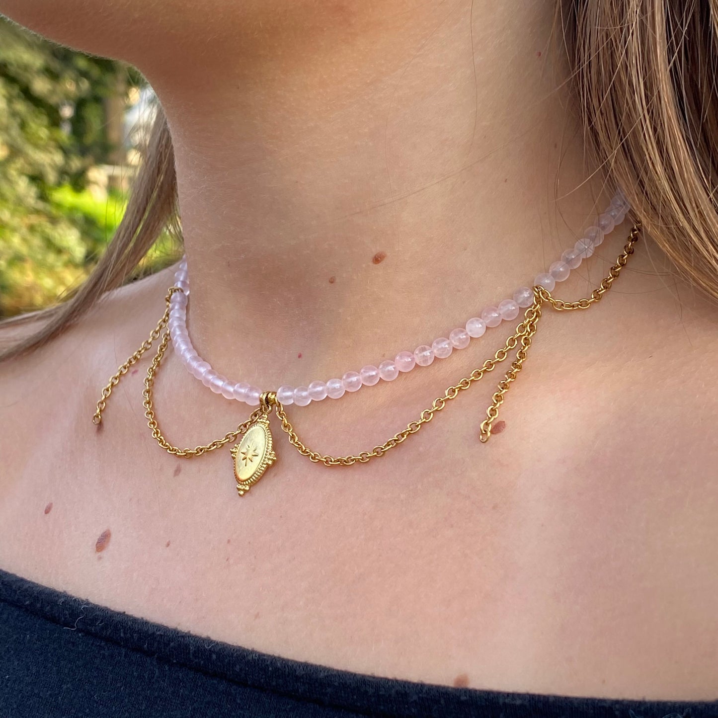 Collier Rosalya - Rheamethyste
