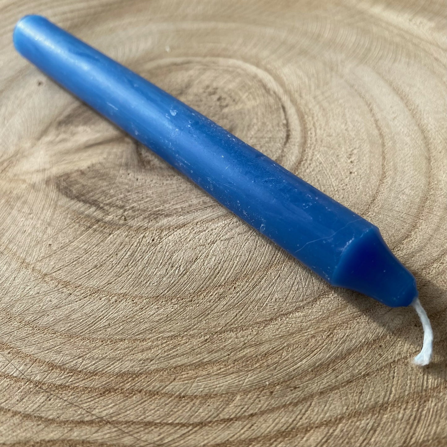 Bougie bleue pour la protection