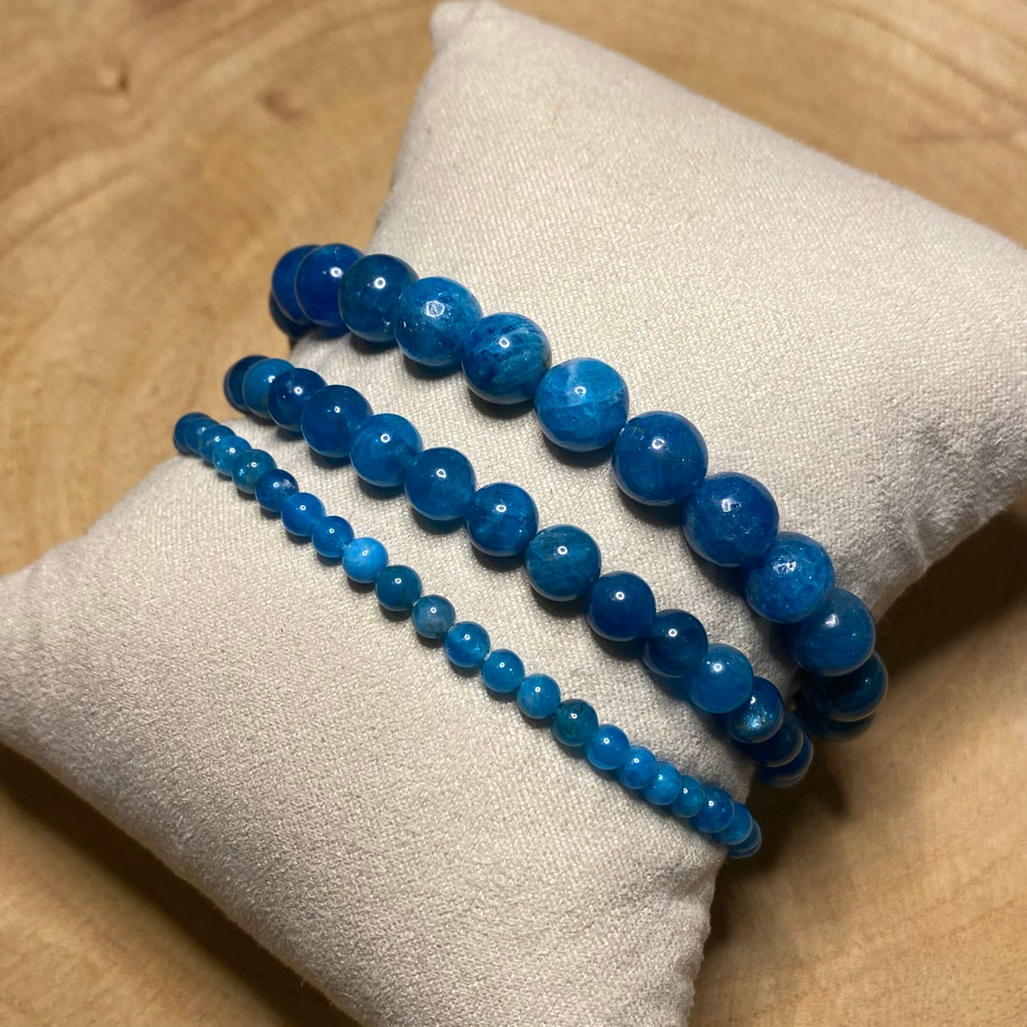 Bracelet Apatite Bleue - Rheamethyste