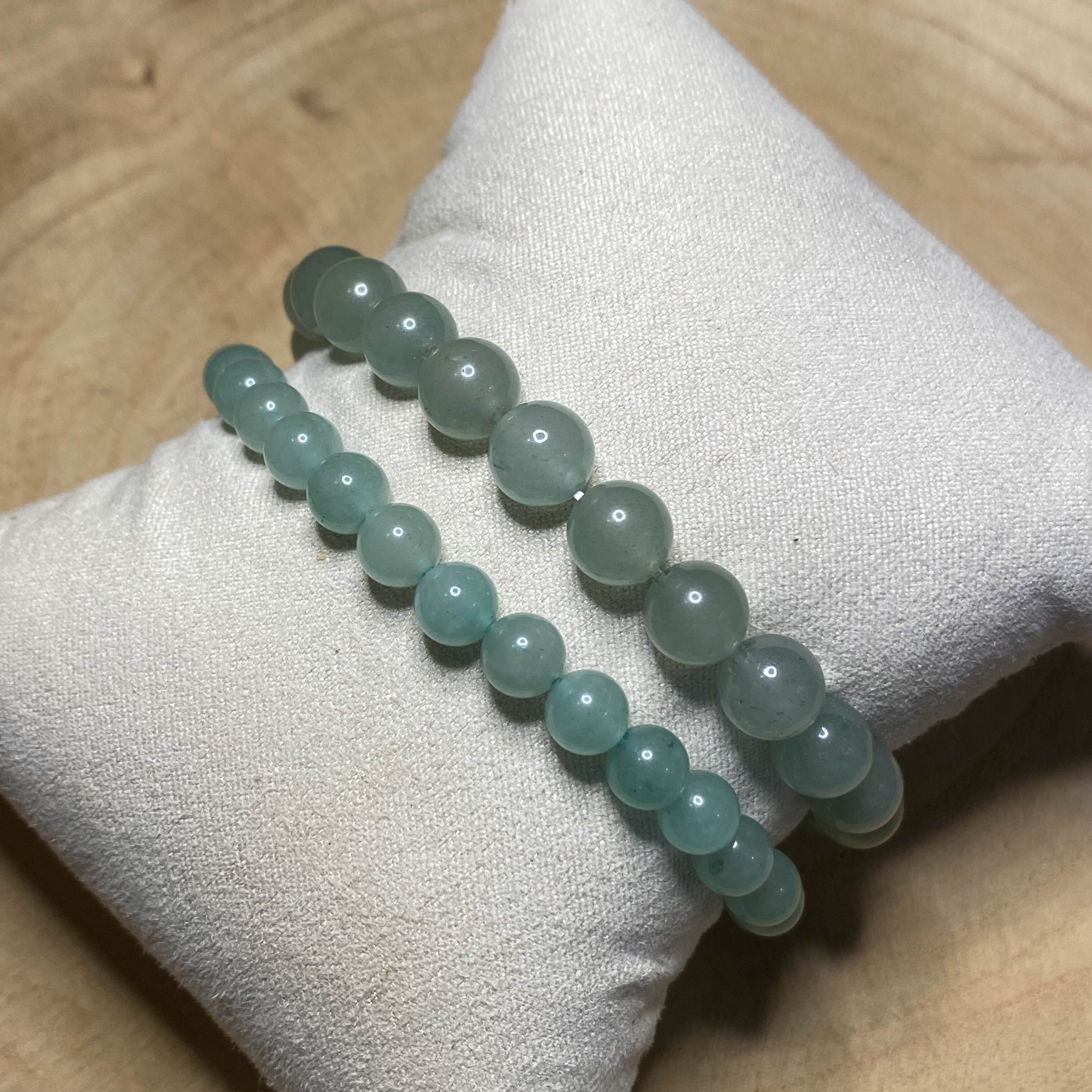 Bracelet Aventurine Verte - Rheamethyste