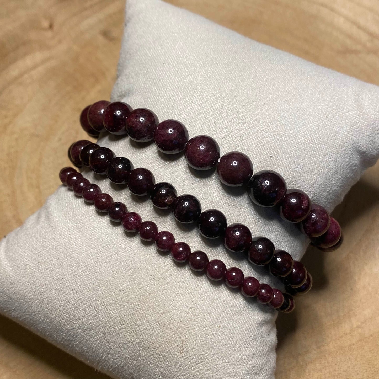 Bracelet Grenat - Rheamethyste