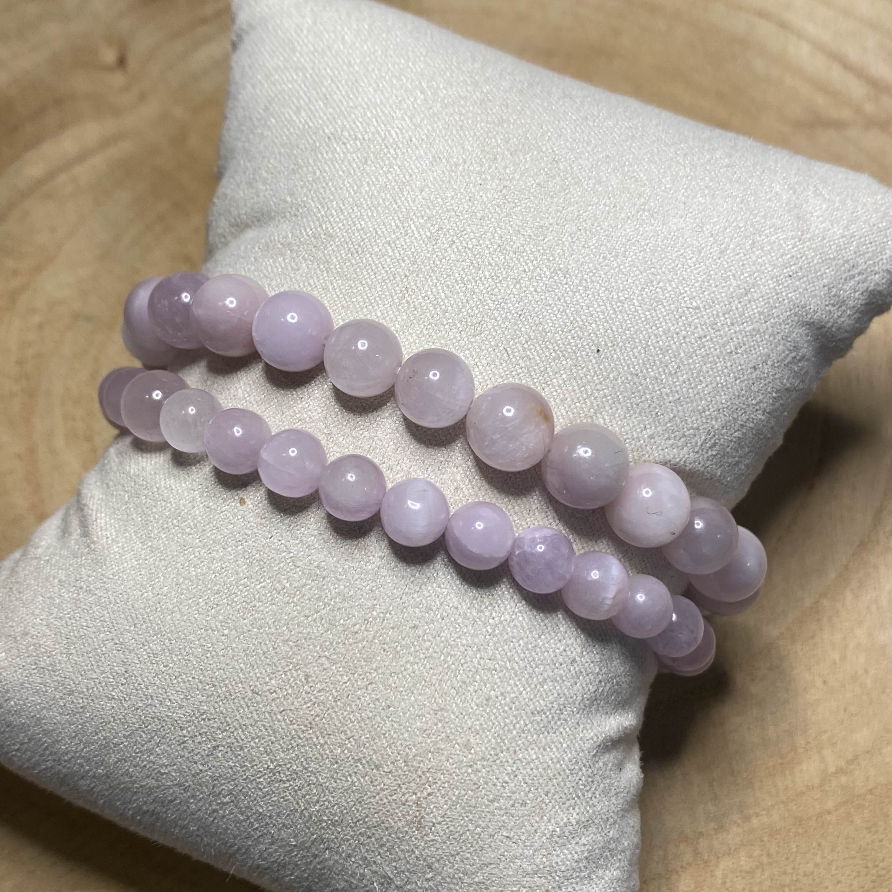 Bracelet Kunzite - Rheamethyste