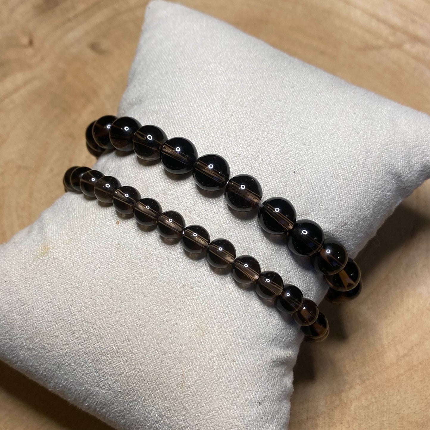 Bracelet Quartz Fumé - Rheamethyste