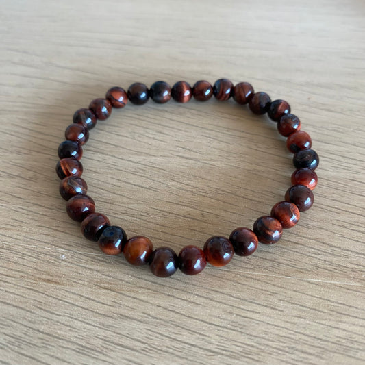 Bracelet Oeil de Taureau - Rheamethyste
