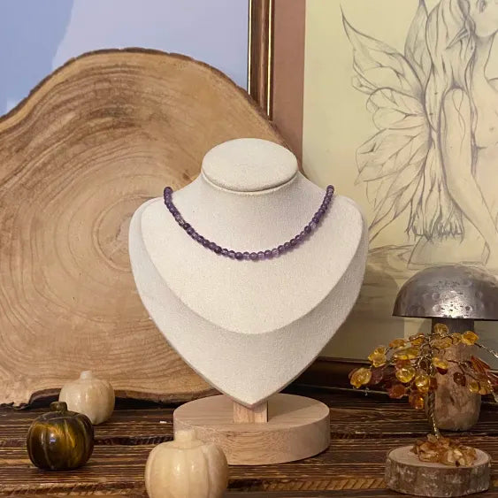 Collier Violette - Rheamethyste