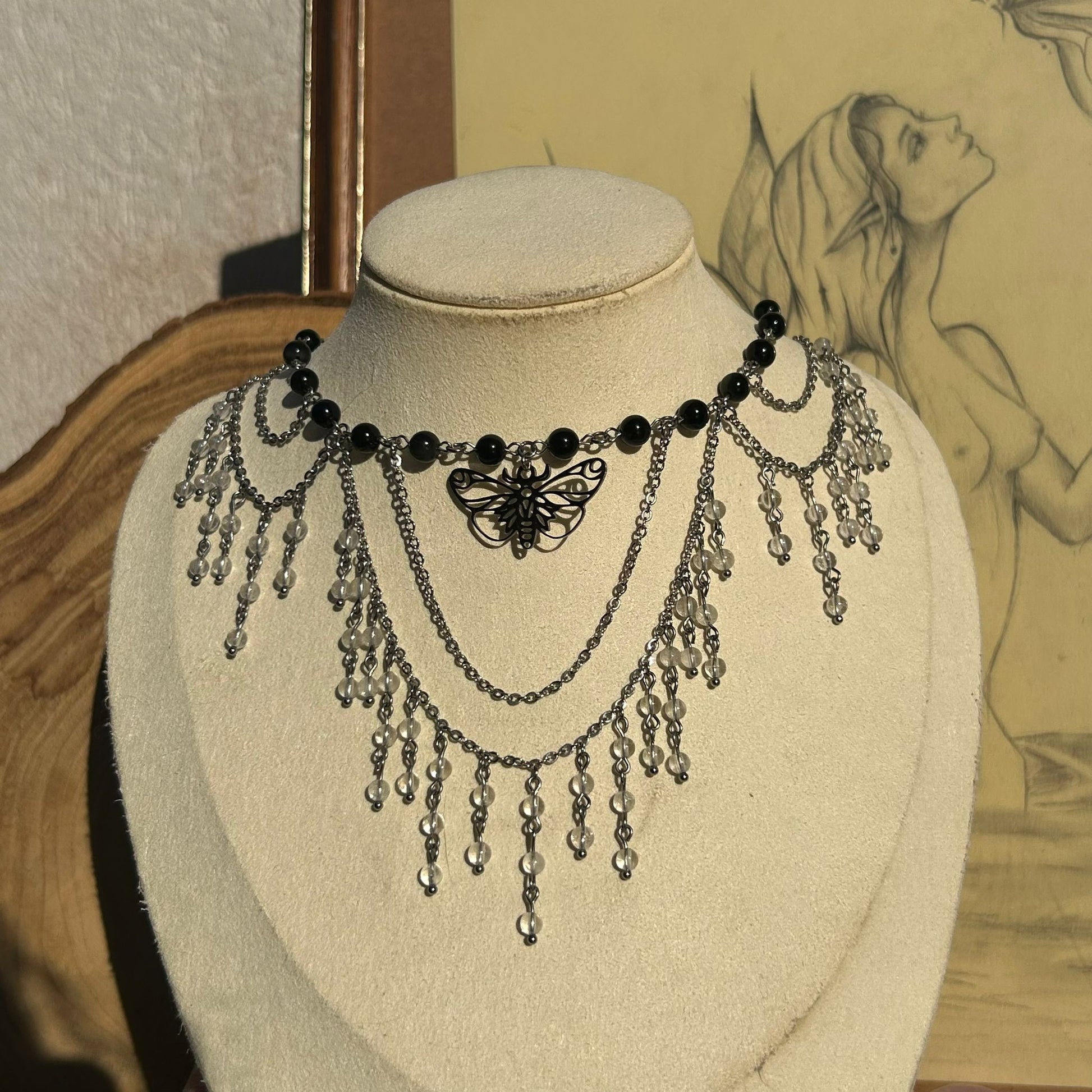 Collier Rune - Rheamethyste