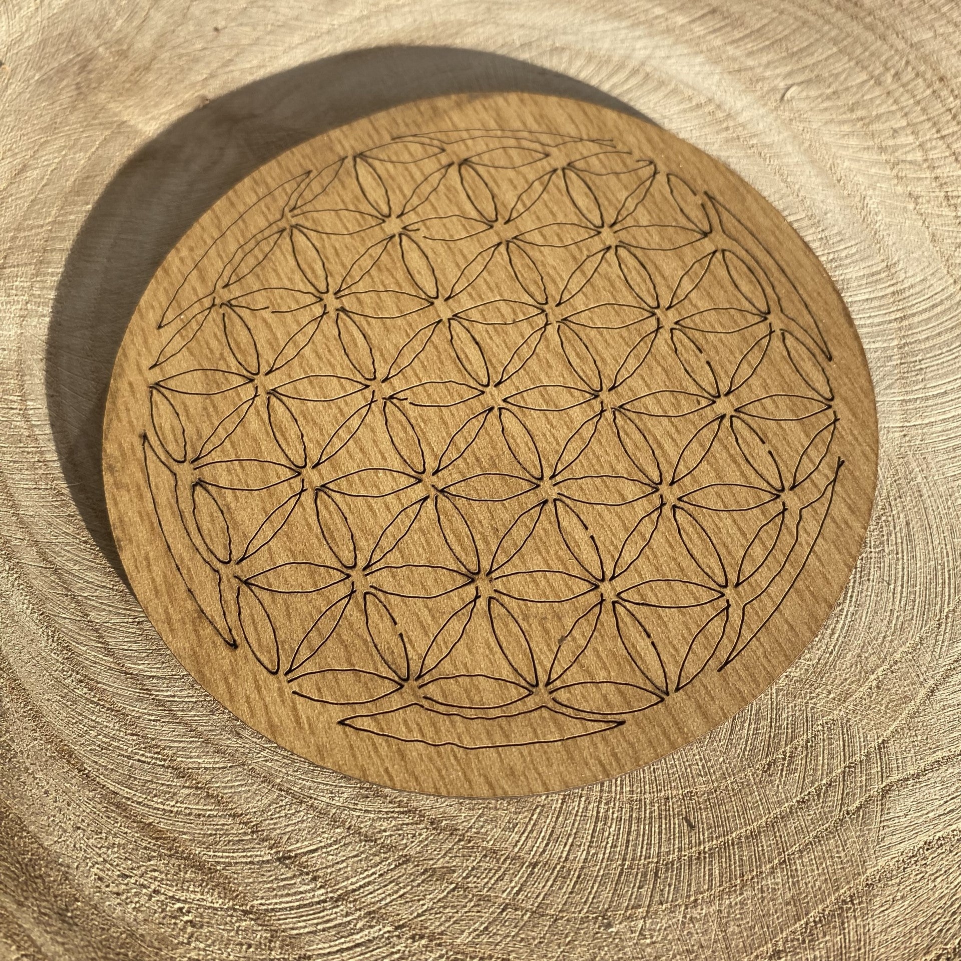 Fleur de vie en bois