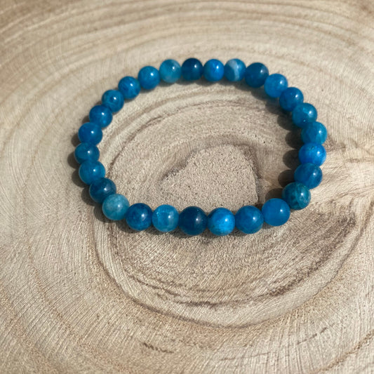 Bracelet Apatite Bleue - Rheamethyste