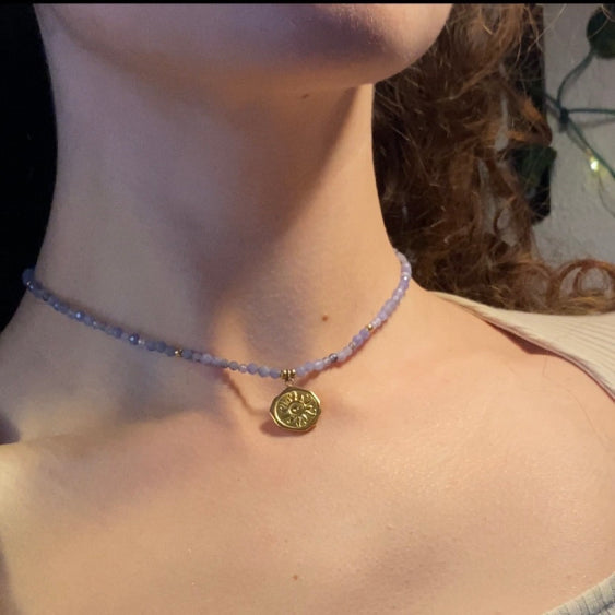 Collier Ras de Cou Lila