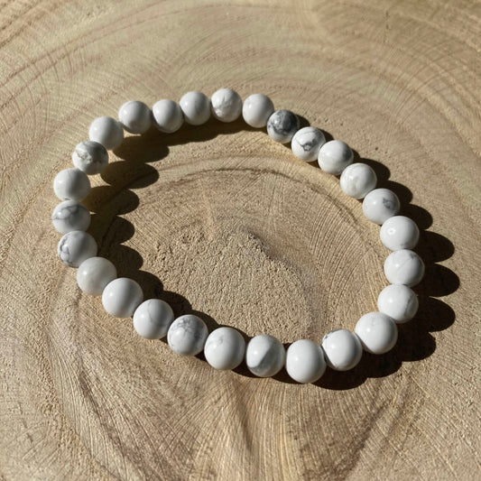 Bracelet Howlite - Rheamethyste