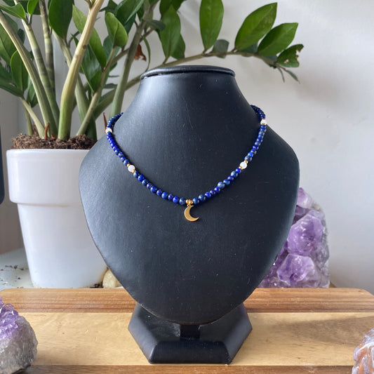 Collier Luna - Rheamethyste