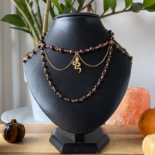 Collier Isla - Rheamethyste