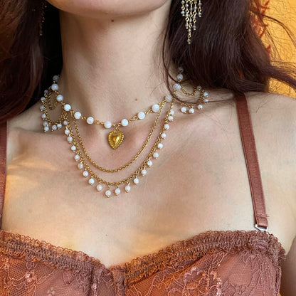 Collier Pierre de Lune | Pièce Unique - Rheamethyste