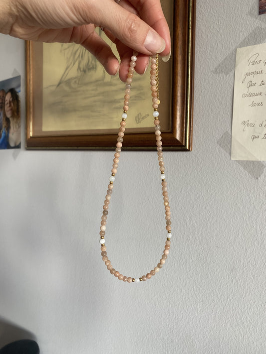Collier Surya sur Mesure - Rheamethyste