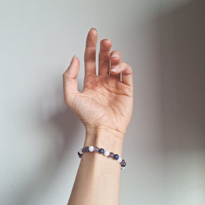 Bracelet Intuition - Rheamethyste