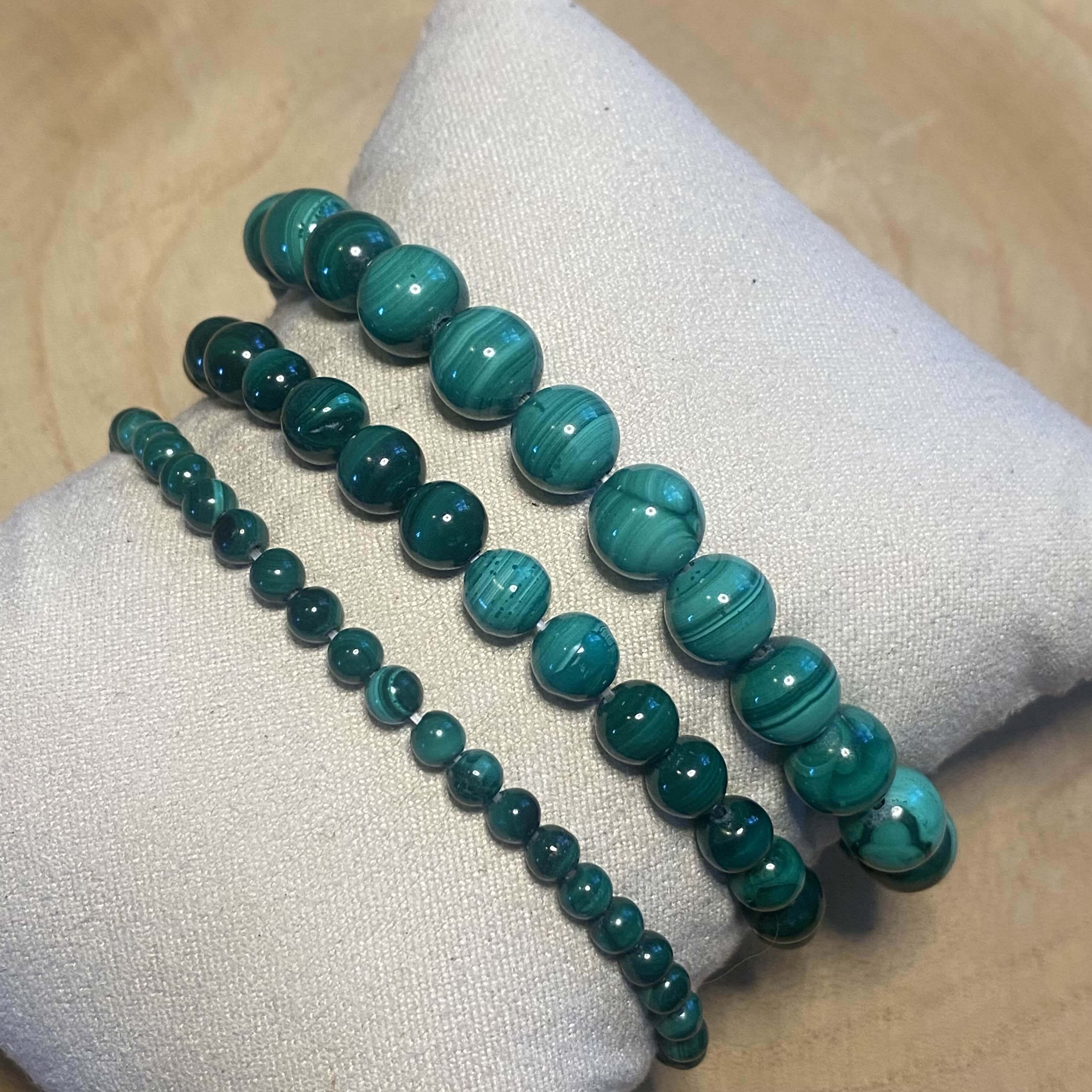 Bracelet Malachite - Rheamethyste
