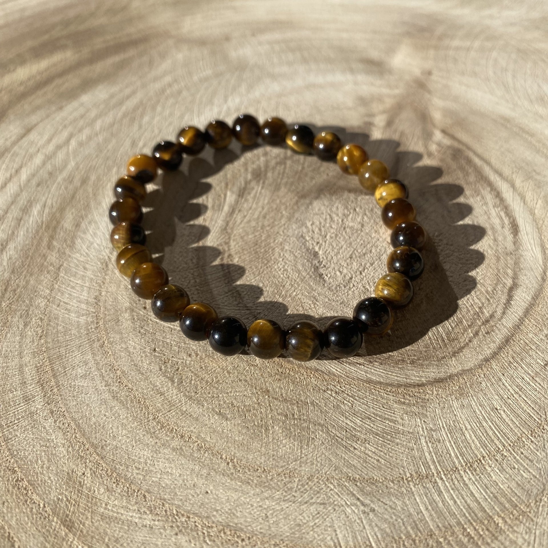 Bracelet Œil de tigre 6mm