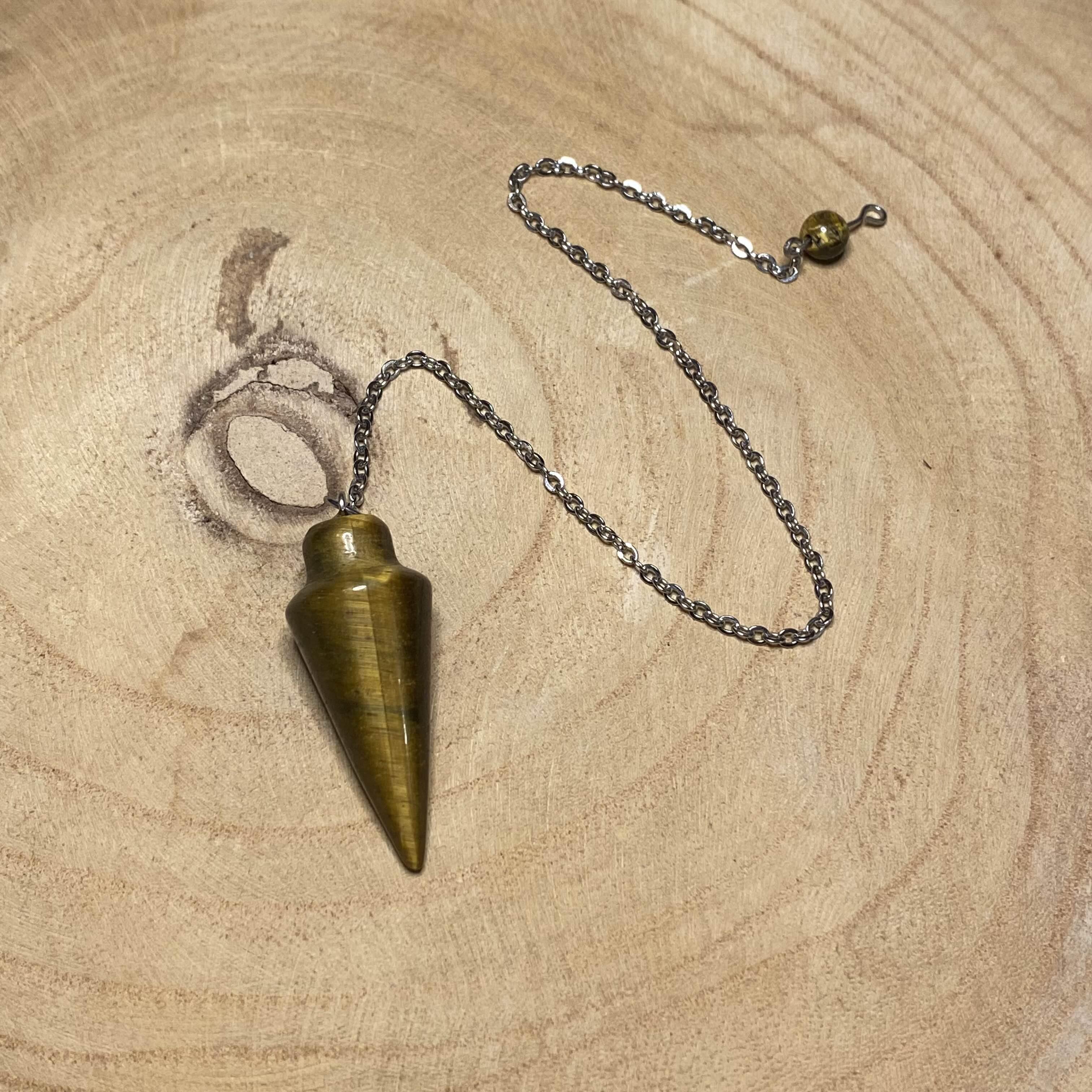 Pendule Œil de Tigre Pointe