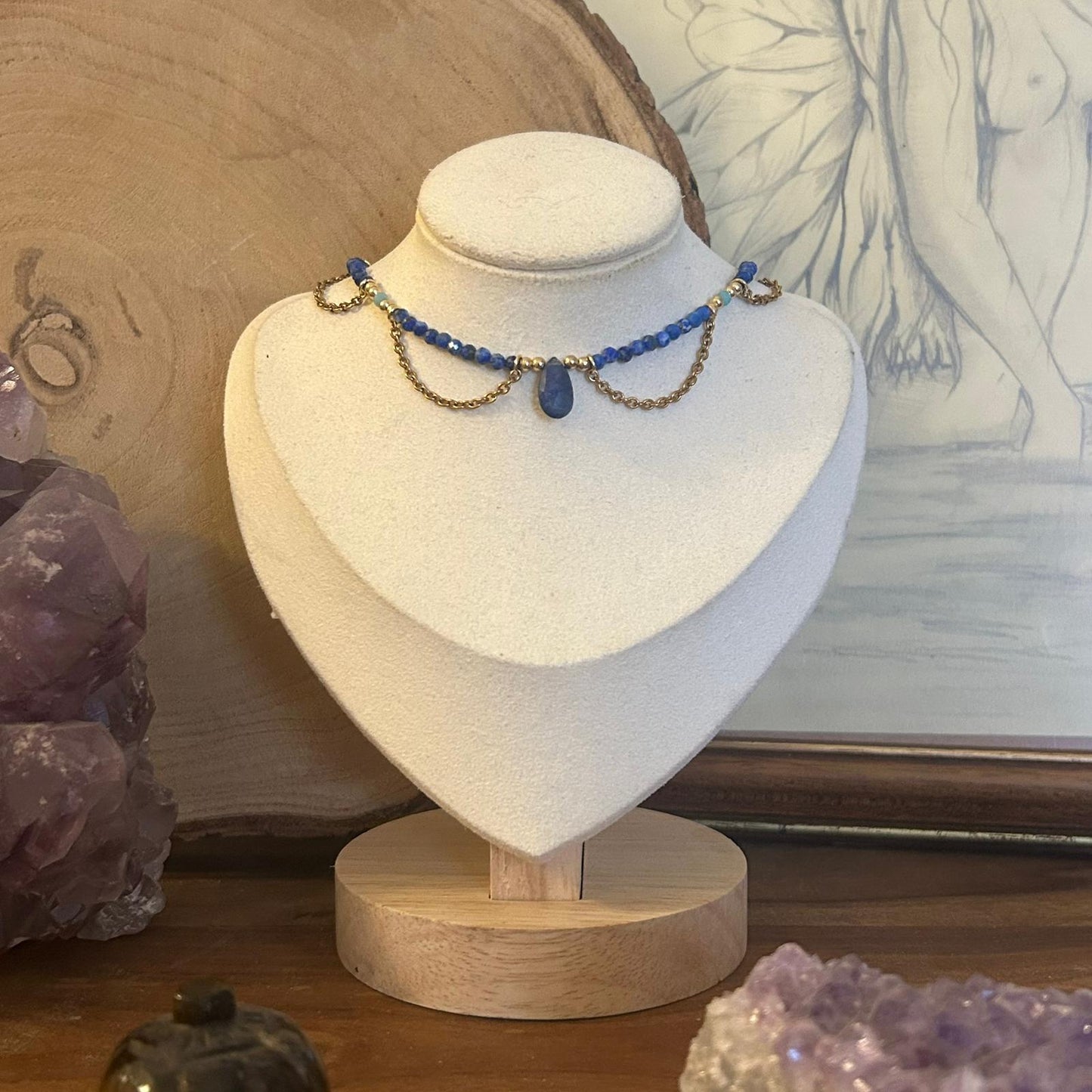 Collier Nil - Rheamethyste