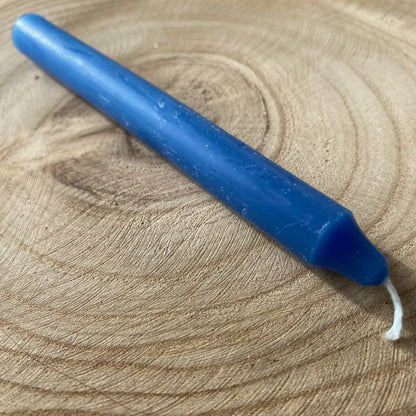 Bougie bleue pour la protection