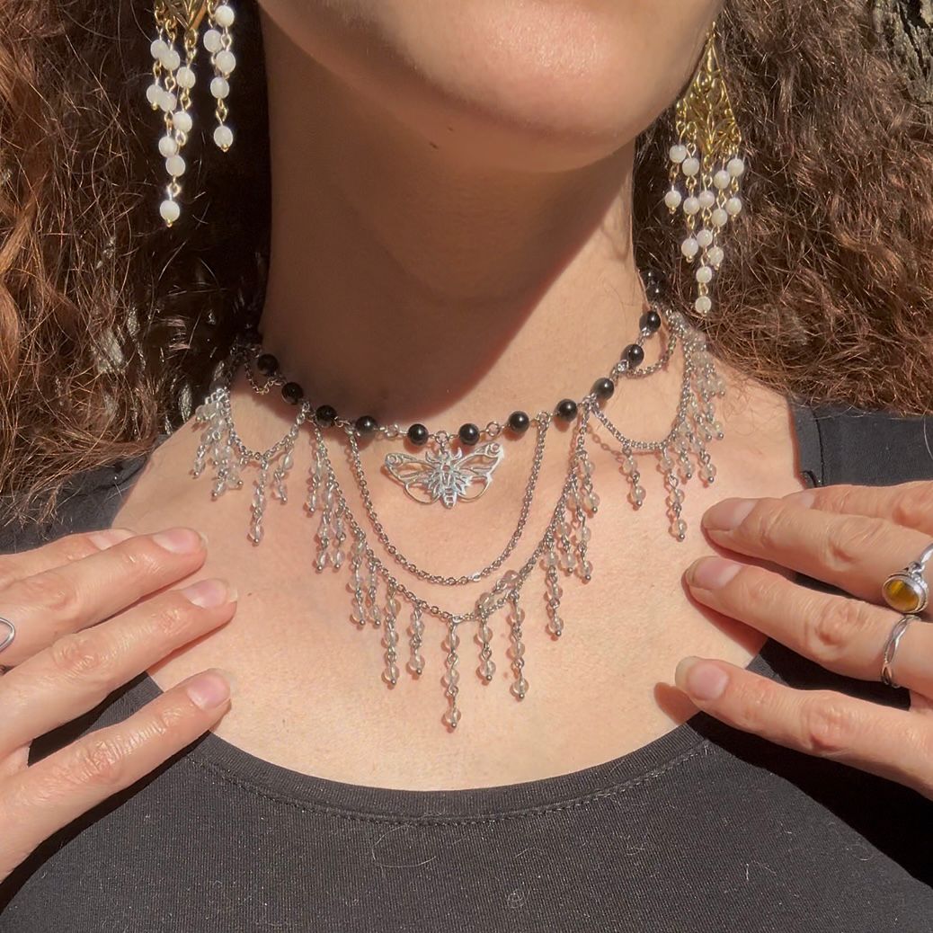 Collier Rune - Rheamethyste