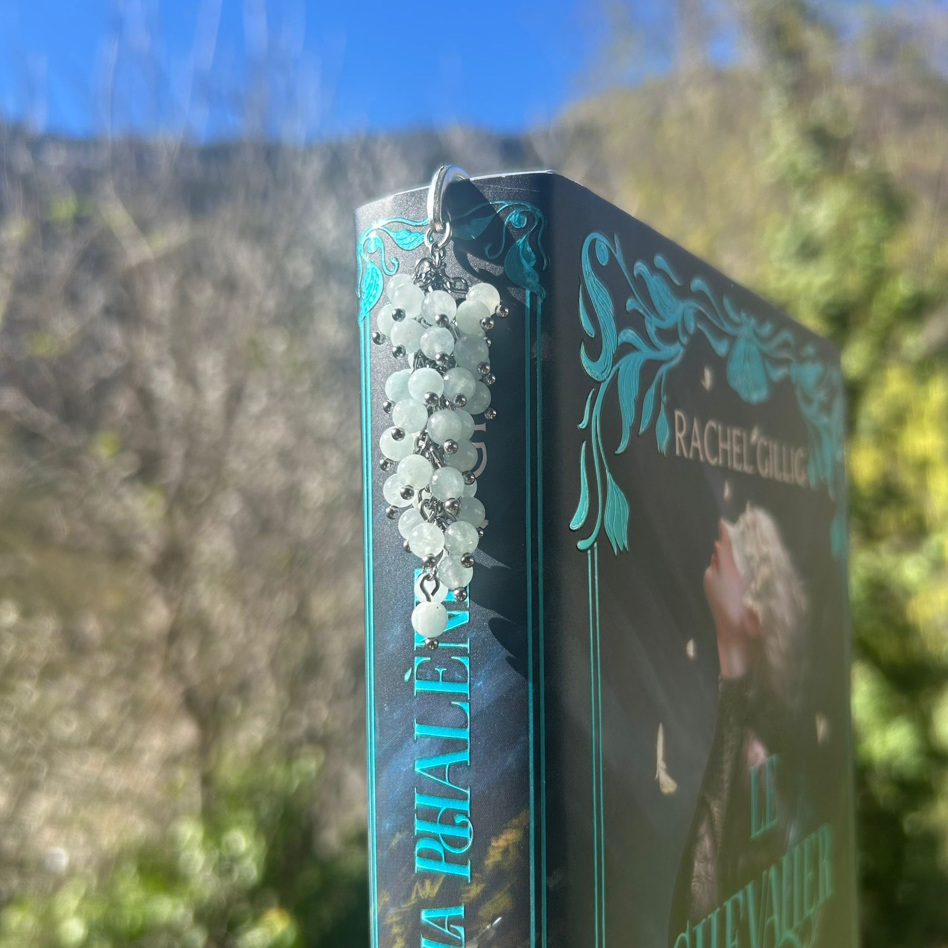 Marque-pages fleuris - Rheamethyste