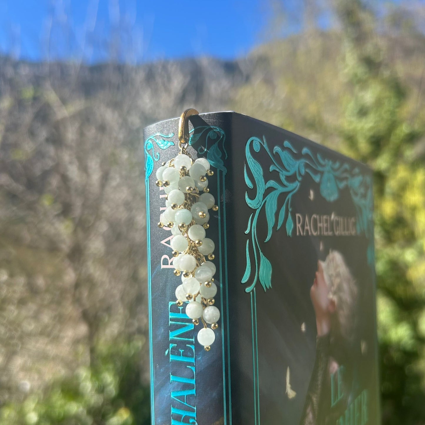 Marque-pages fleuris - Rheamethyste