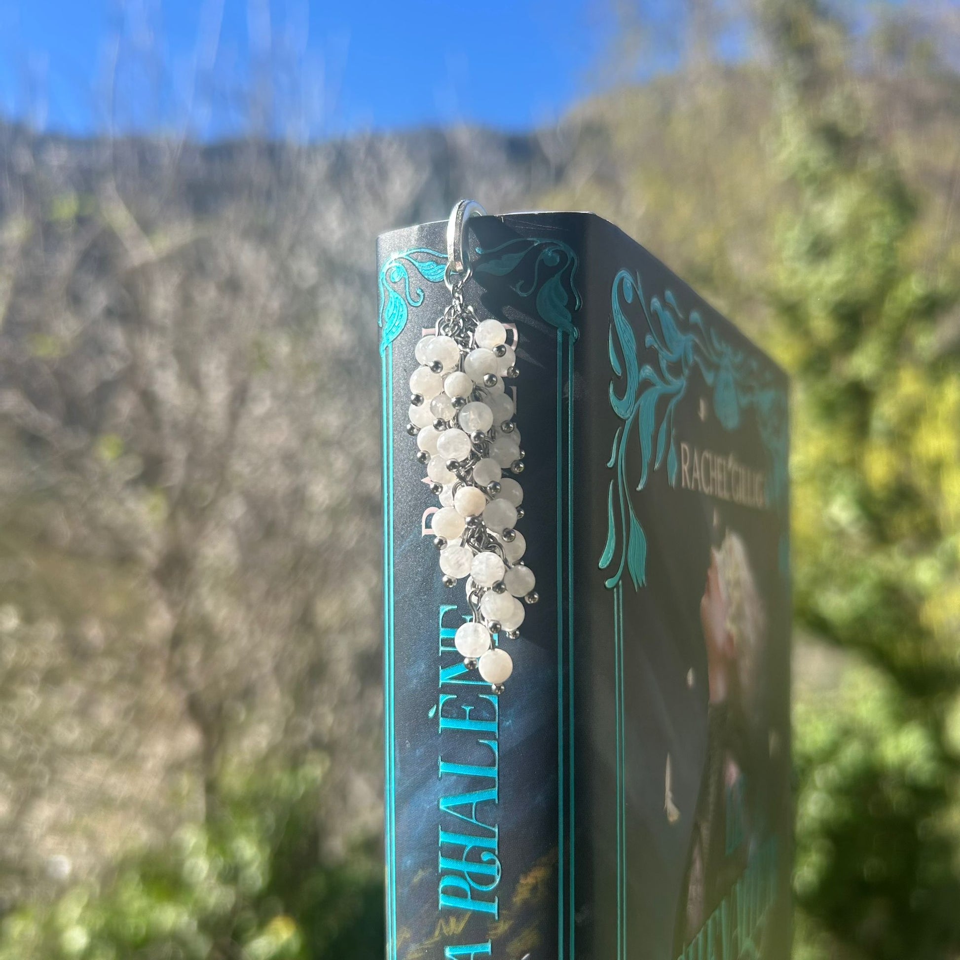 Marque-pages fleuris - Rheamethyste