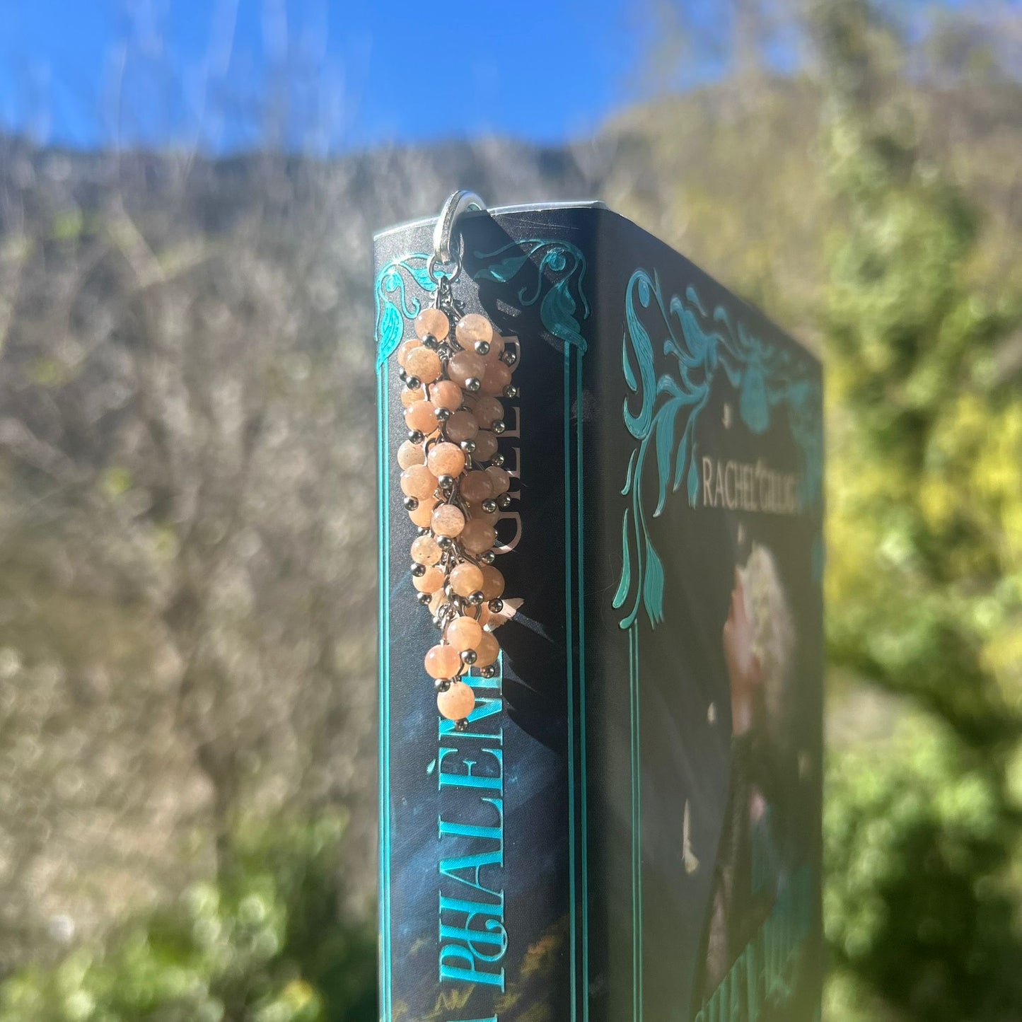 Marque-pages fleuris - Rheamethyste