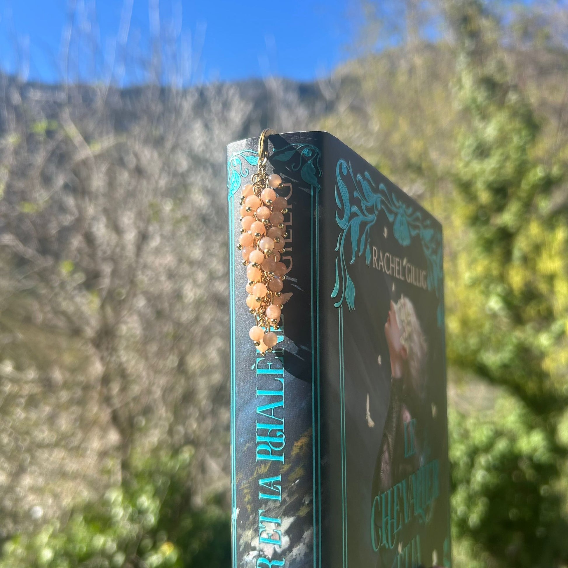 Marque-pages fleuris - Rheamethyste