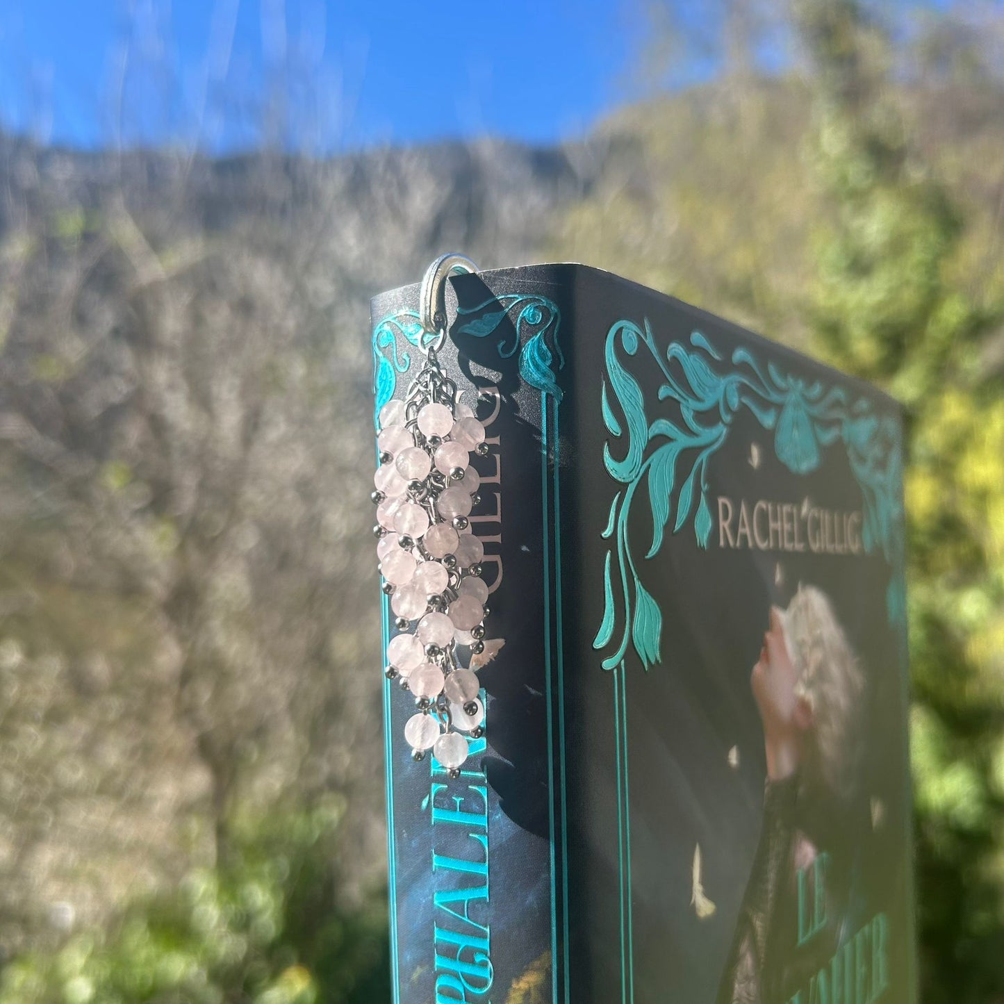 Marque-pages fleuris - Rheamethyste