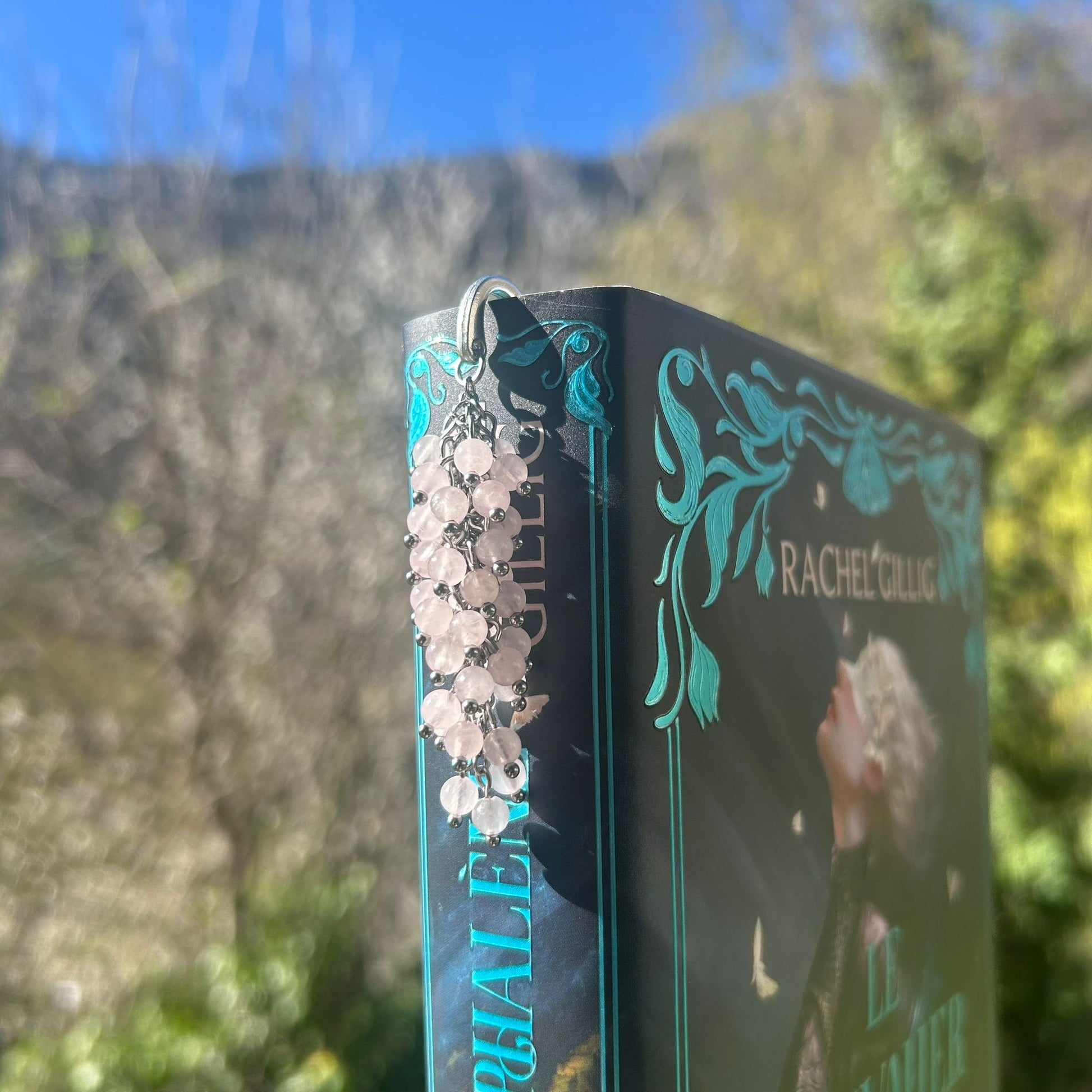 Marque-pages fleuris - Rheamethyste